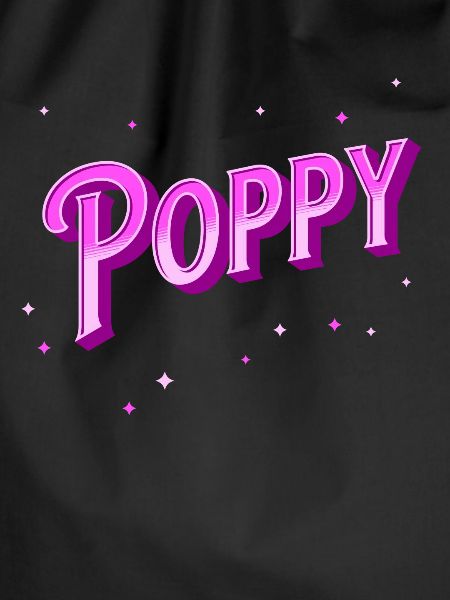 Poppy name personalized