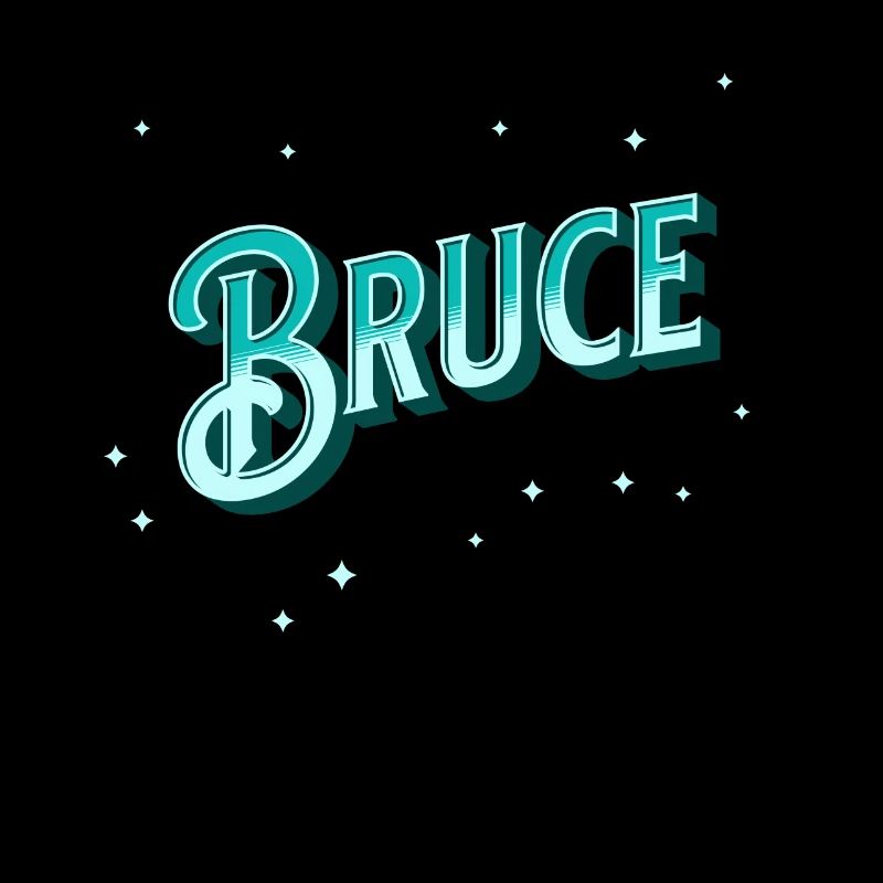 Bruce name personalized