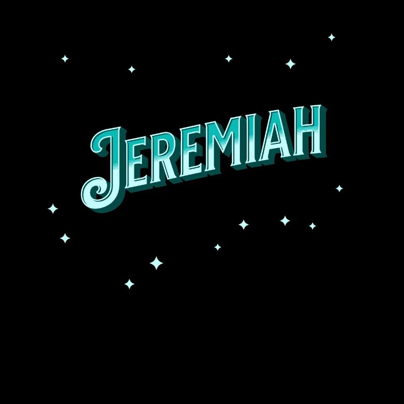 Jeremiah name personalized