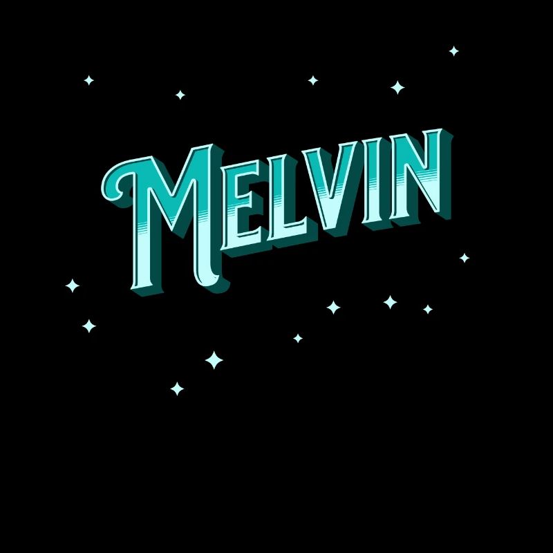 Melvin's name personalized