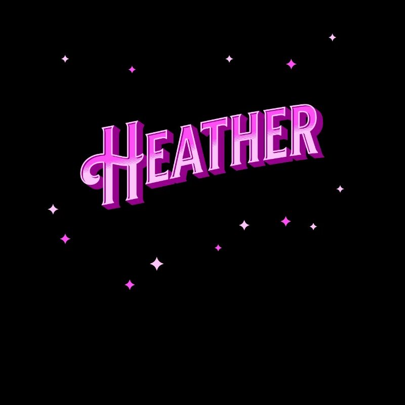 Heather's name personalized