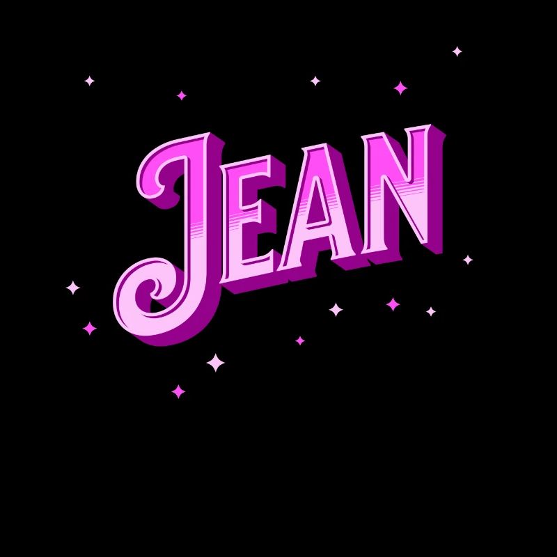 Jean name personalized