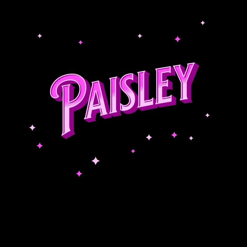 Paisley name personalized
