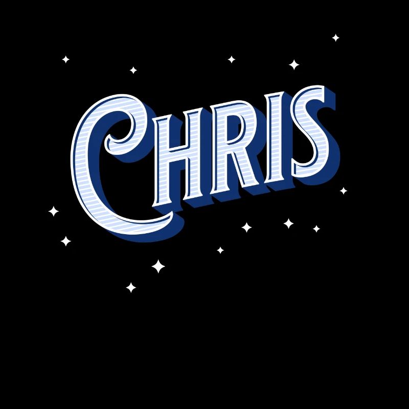 Chris' name personalized