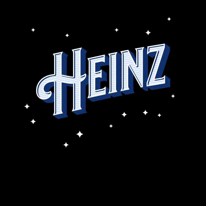 Heinz's name personalized