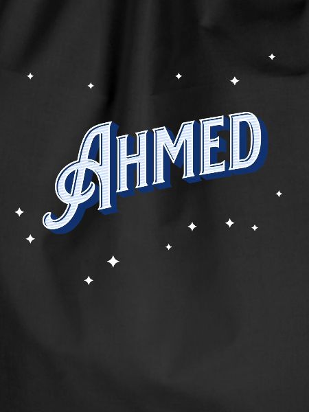 Ahmed name personalized