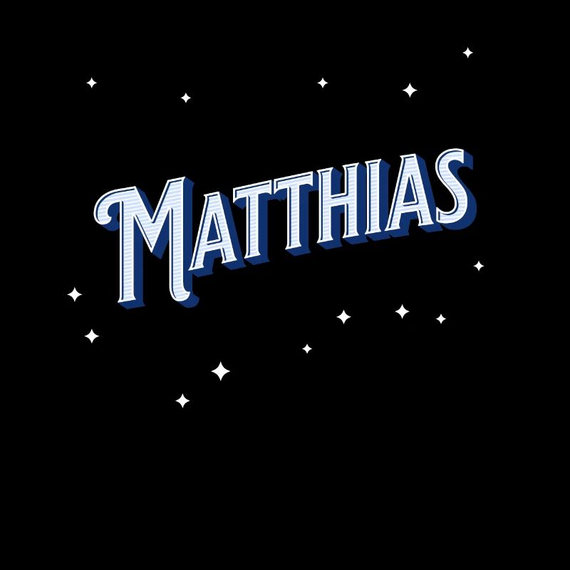 Matthias' name personalized