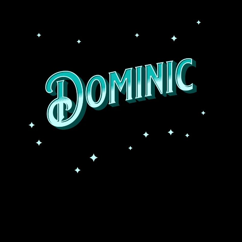 Dominic's name personalized