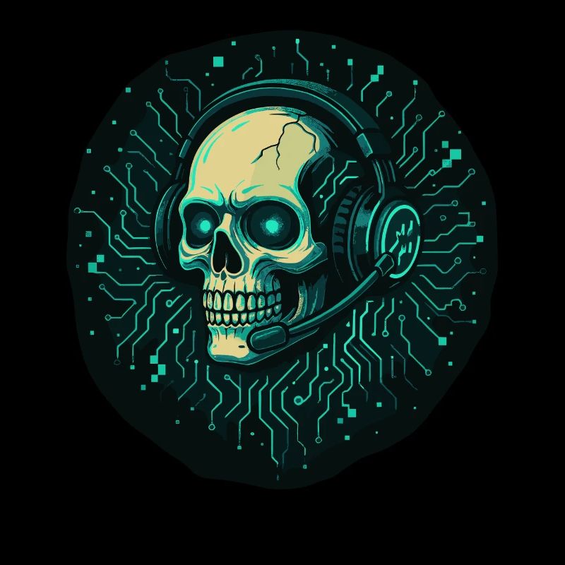 Gamer Skull - TechGaming Totenkopf