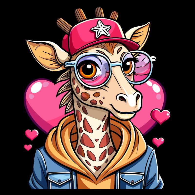 Giraffen-Parade: Coole Giraffe