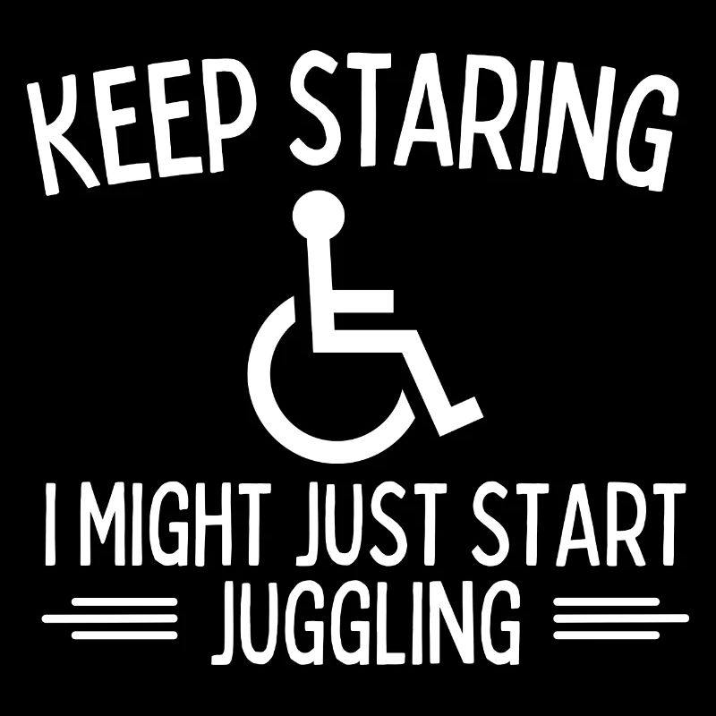 Continuez à regarder, je pourrais commencer à faire léviter le handicap