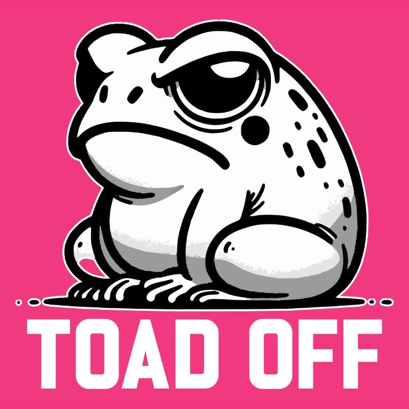 Vintage Frog Toad Meme Grumpy Frog Don't Toad Me