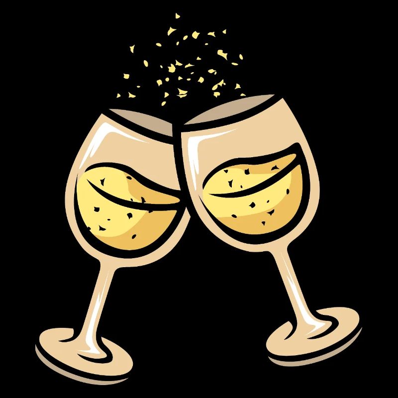 Sektgläser Cheers Party Illustration