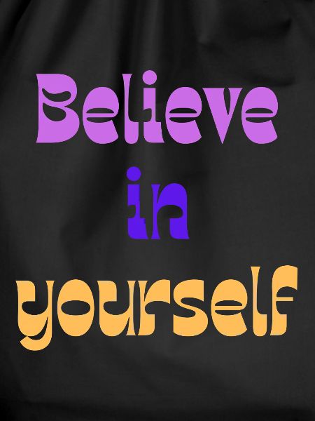 Believe in Yourself Retro Gradient