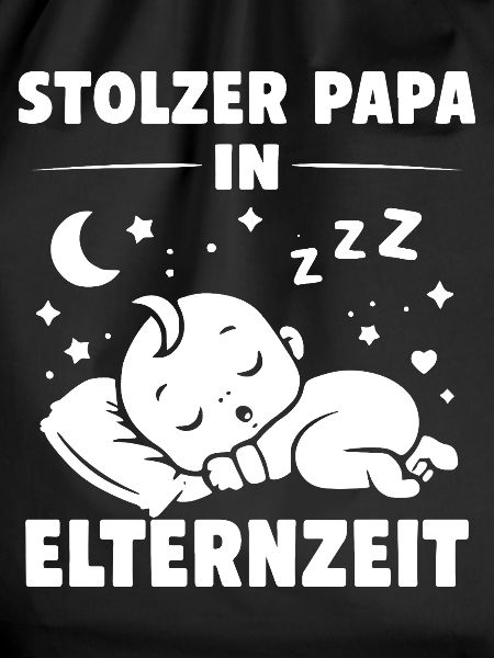 Stolzer Papa in Elternzeit
