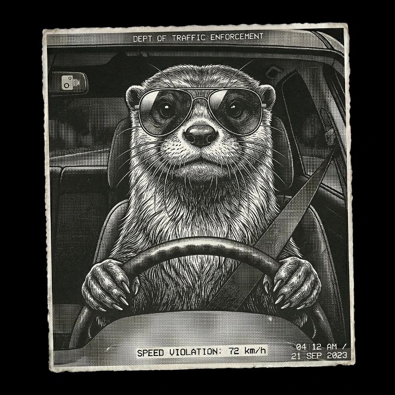 Otter Flashed