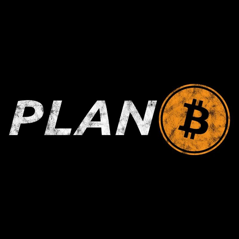 Bitcoin Plan B Logo Hodl Crypto Freedom Symbol
