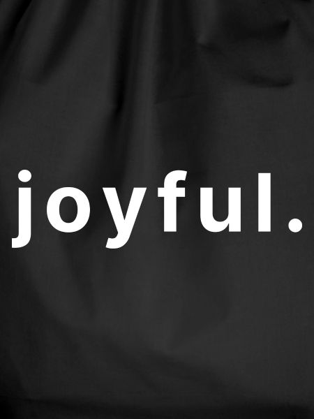 joyful.