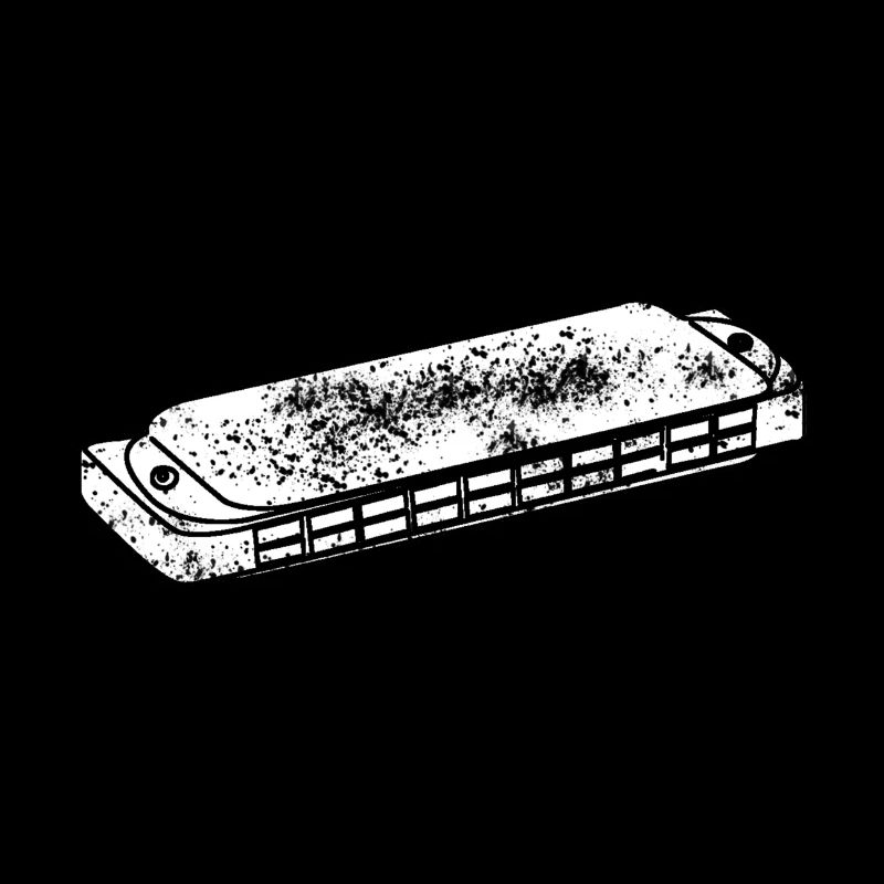 Mundharmonika Harmonica Used Look