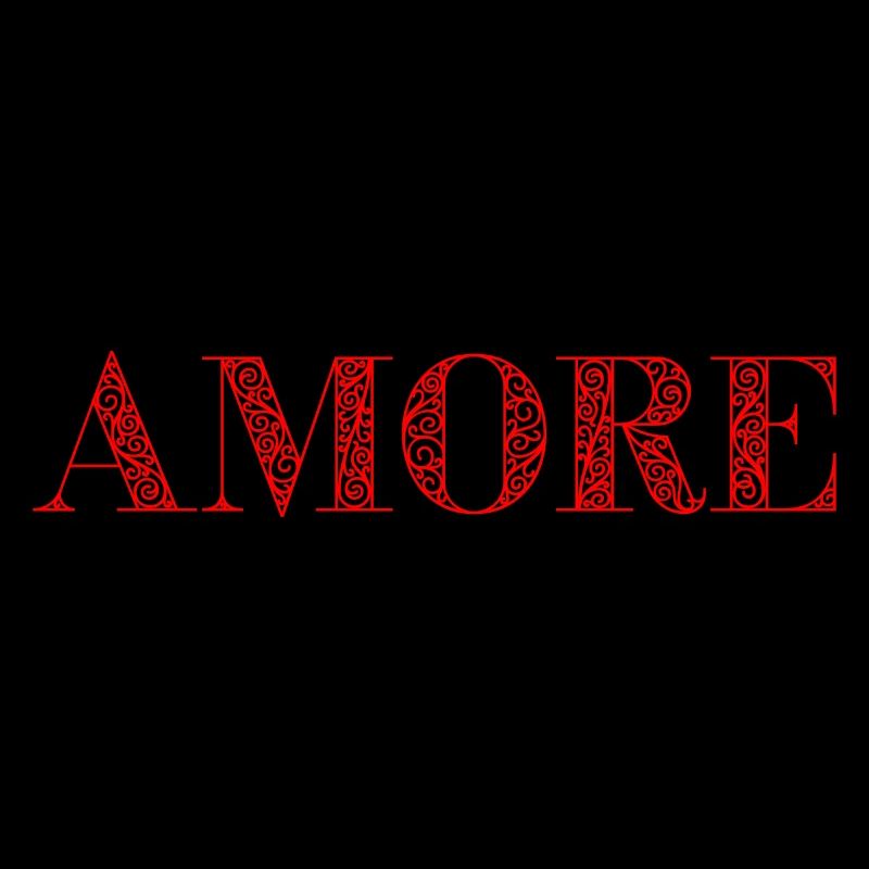 AMORE idée cadeau citation italien amour