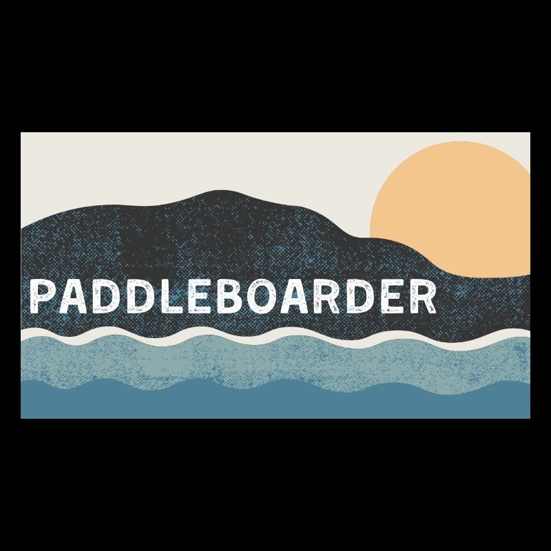Paddleboarder Sunset