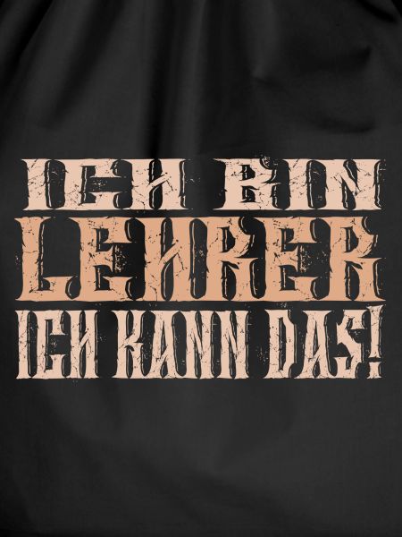Ich bin Lehrer