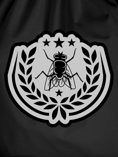 Design Stubenfliege Sterne Lorbeerkranz