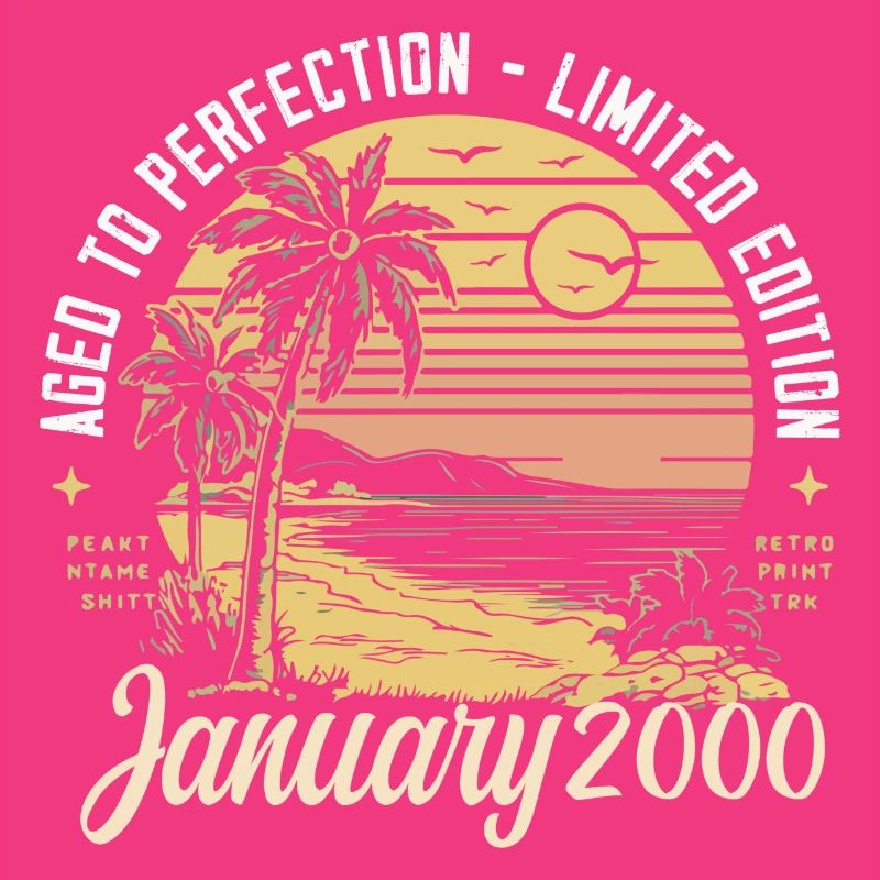 2000 Geburtstag Januar 2000 - Geschenk Januar 2000