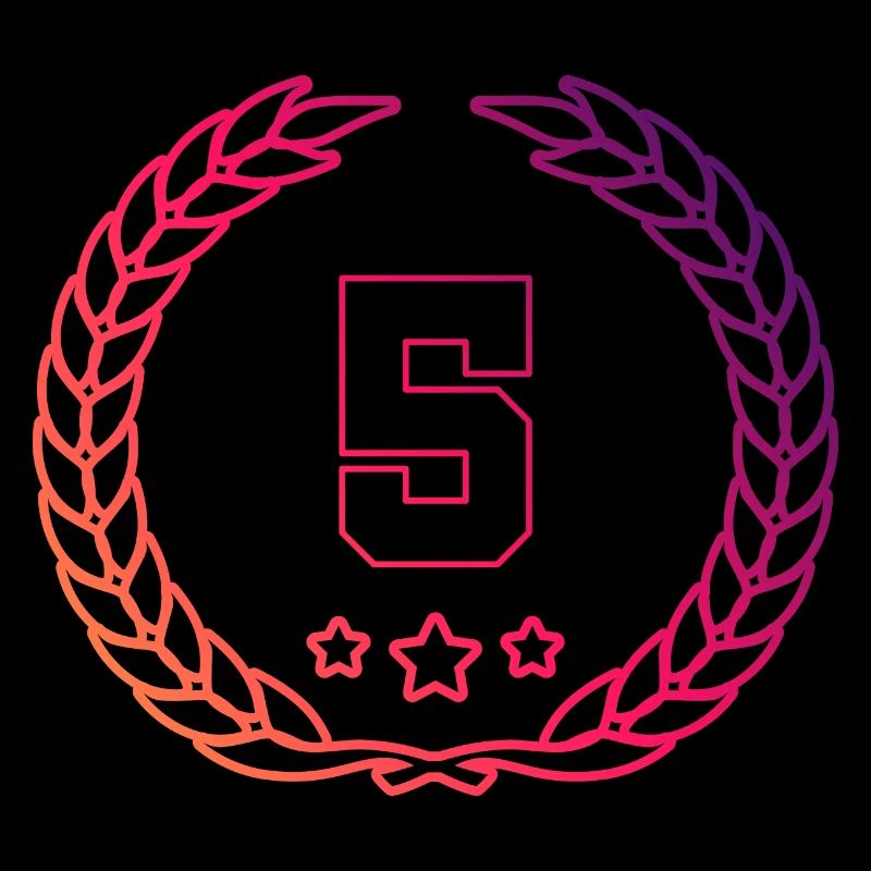 5 Number Wreath