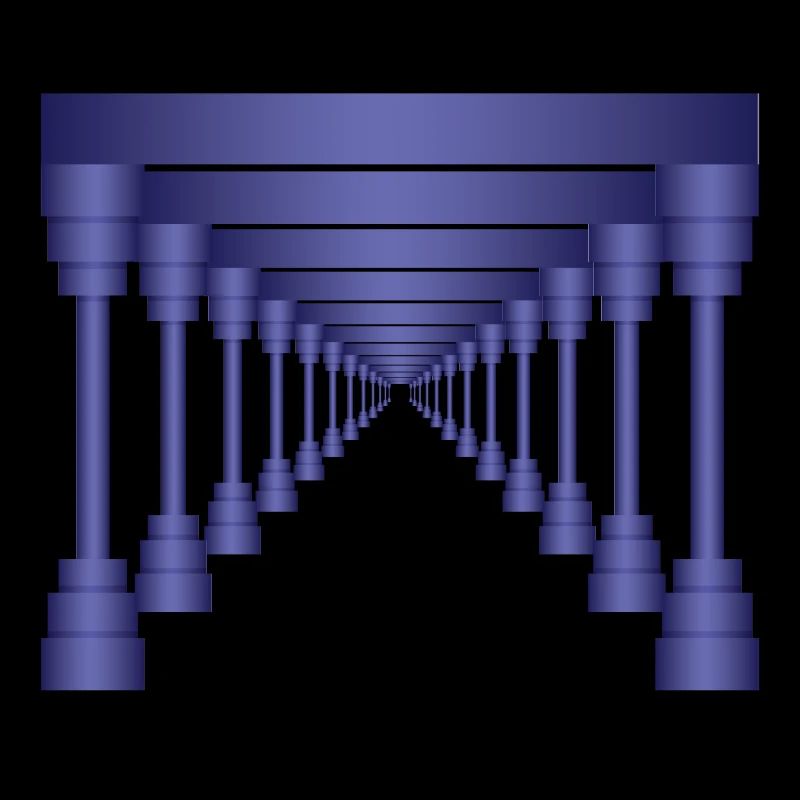 3D ancient pillars