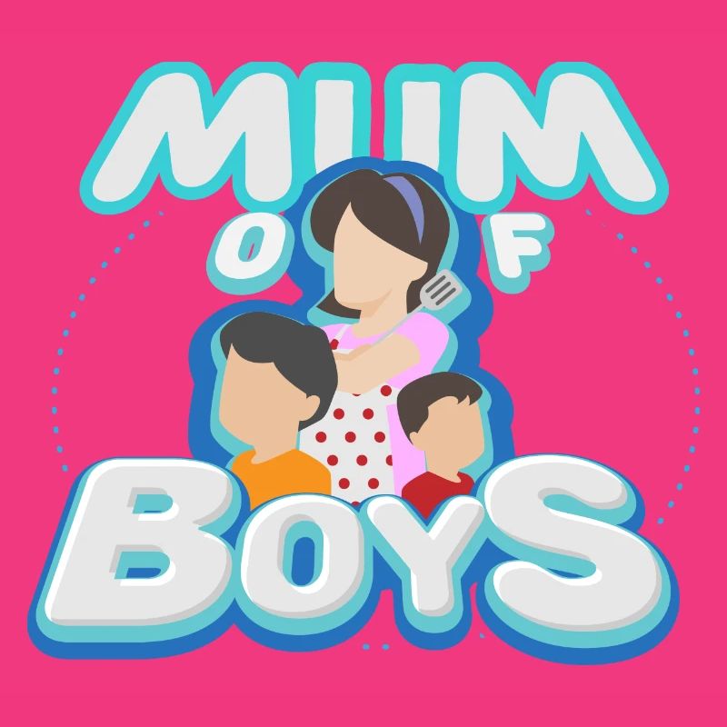 Mama von Jungen Geschenk Mutter Muttertag