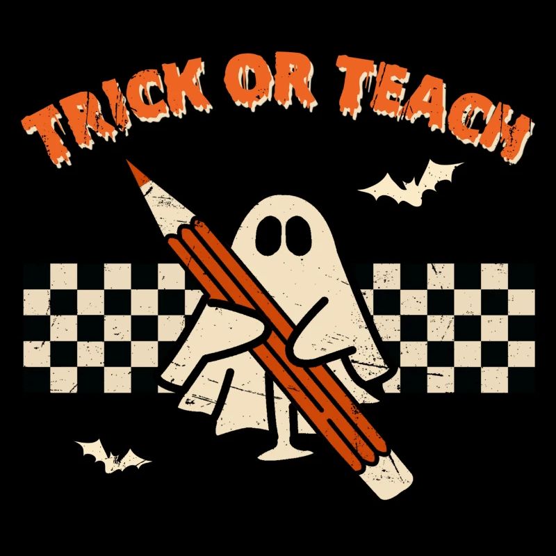 Trick Or Teach, süßer Retro-Geist mit Bleistift
