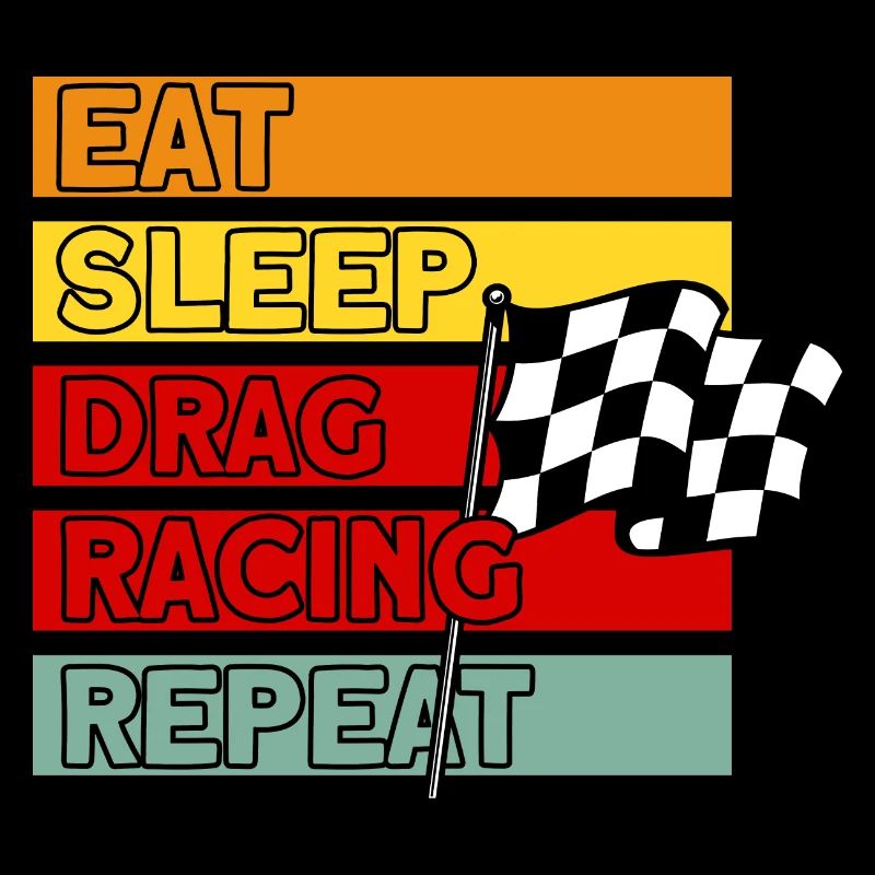 Cadeau de course de voitures de course de dragsters