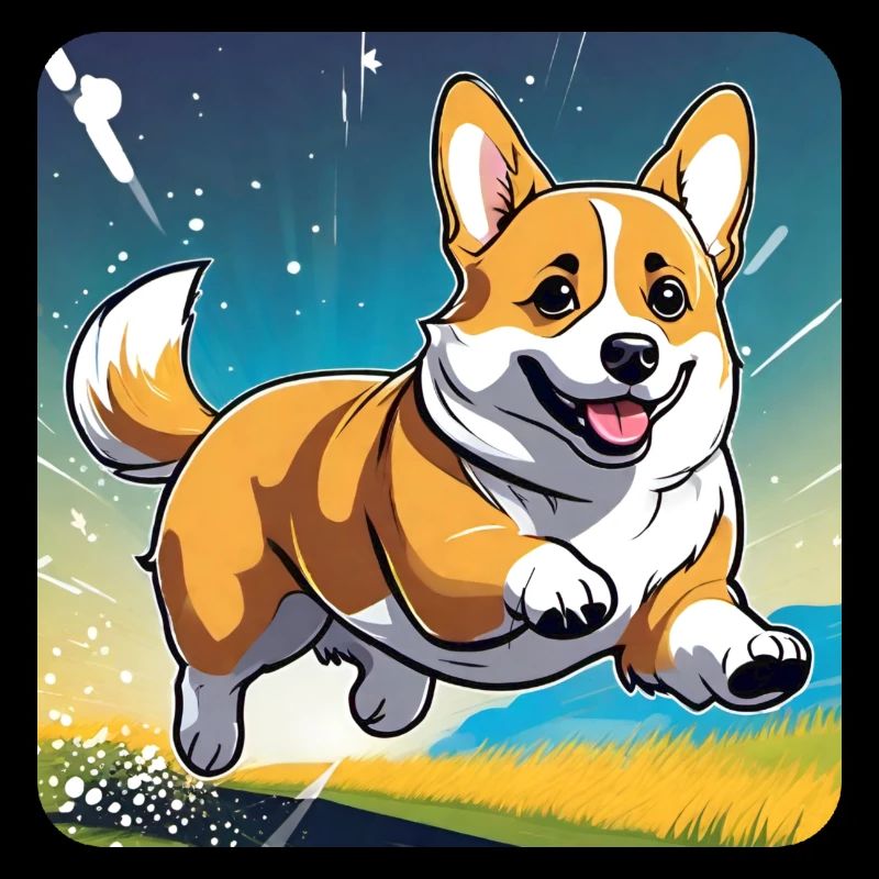 Cute Welsh Corgi Dog