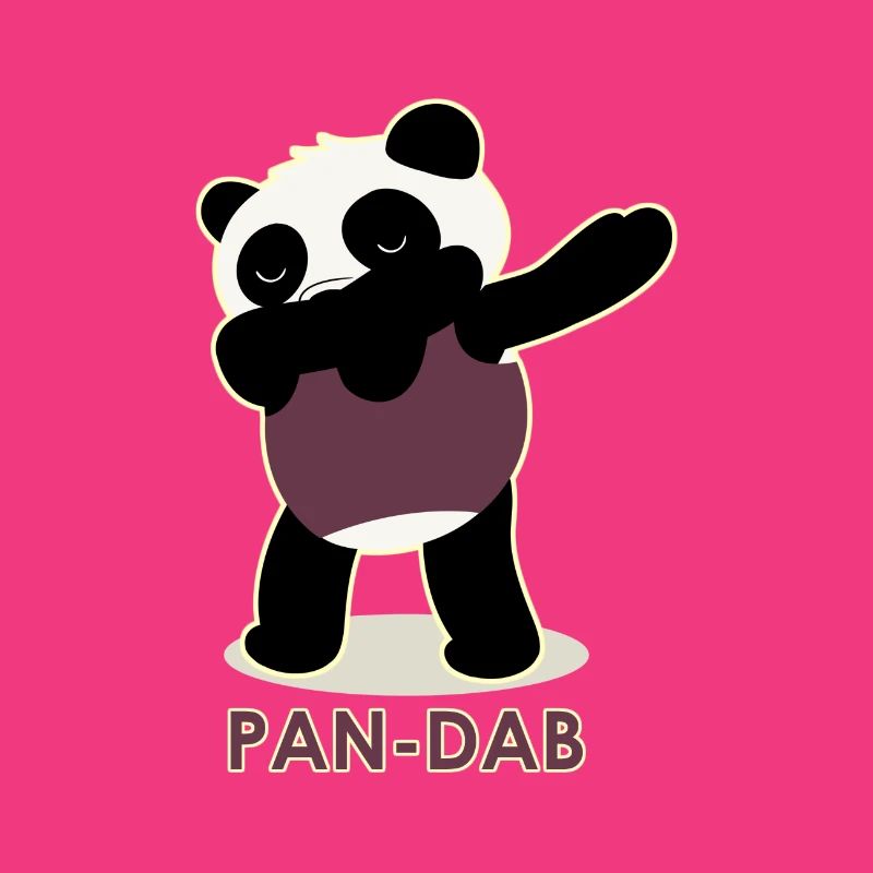 Panda pan dab dabbing gift idea