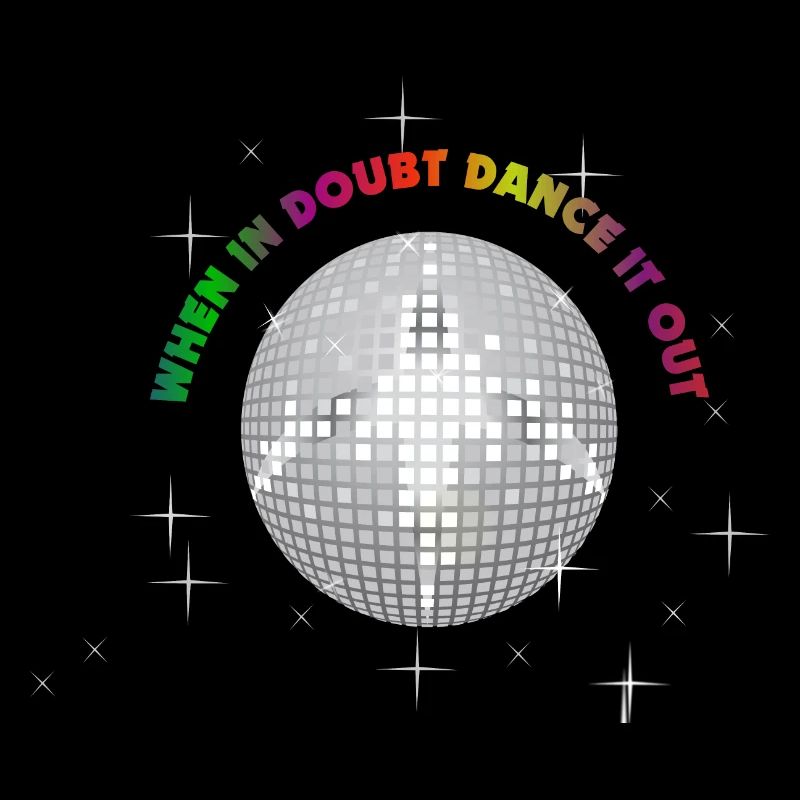 When in doubt dance it out, Discokugel