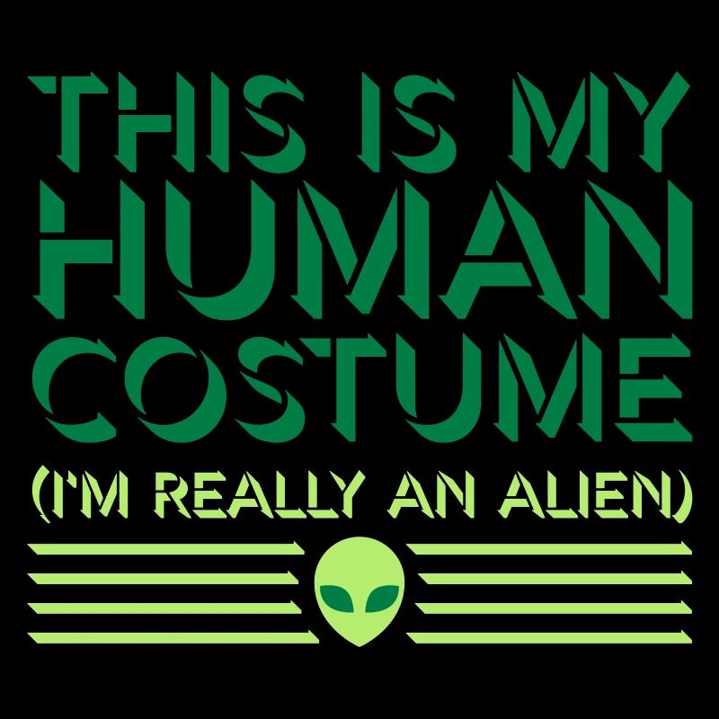 human costume alien quote