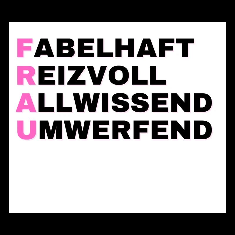 FRAU weiß