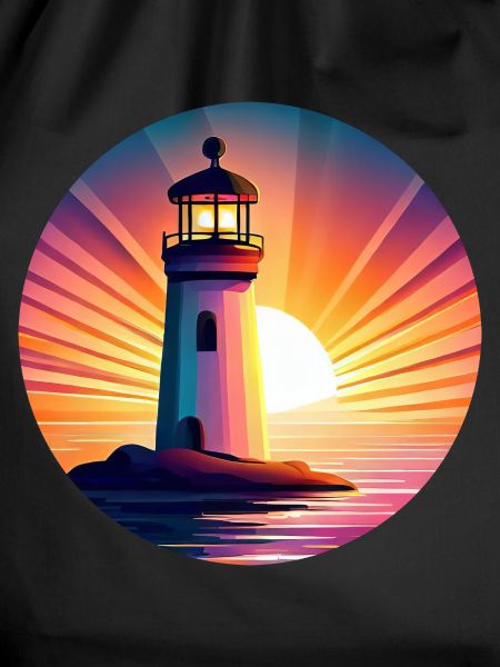 Lighthouse at sunset - Picturesque