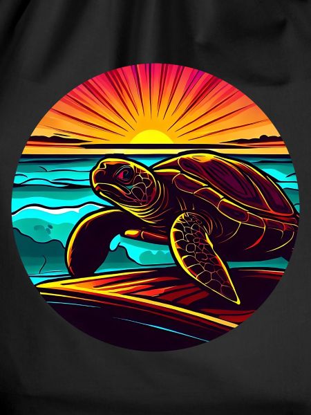 Turtle at sunset, Inspirational