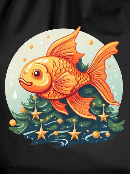 Christmas tree with goldfish