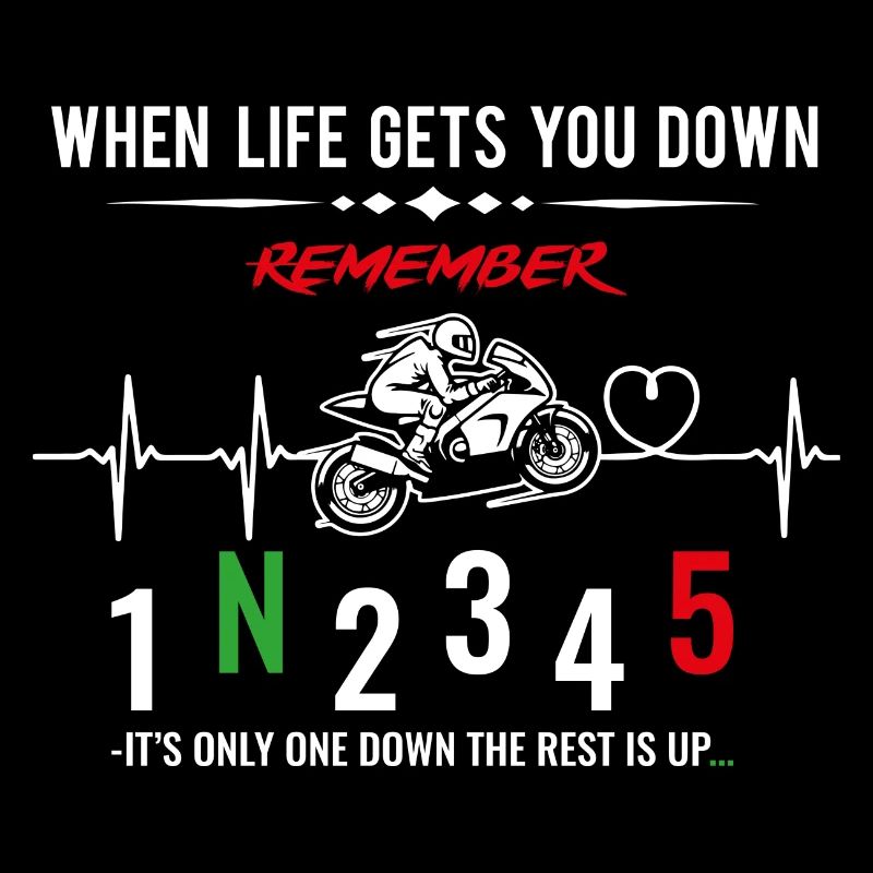 When life gets you down - Motorcycle / Motorcycle