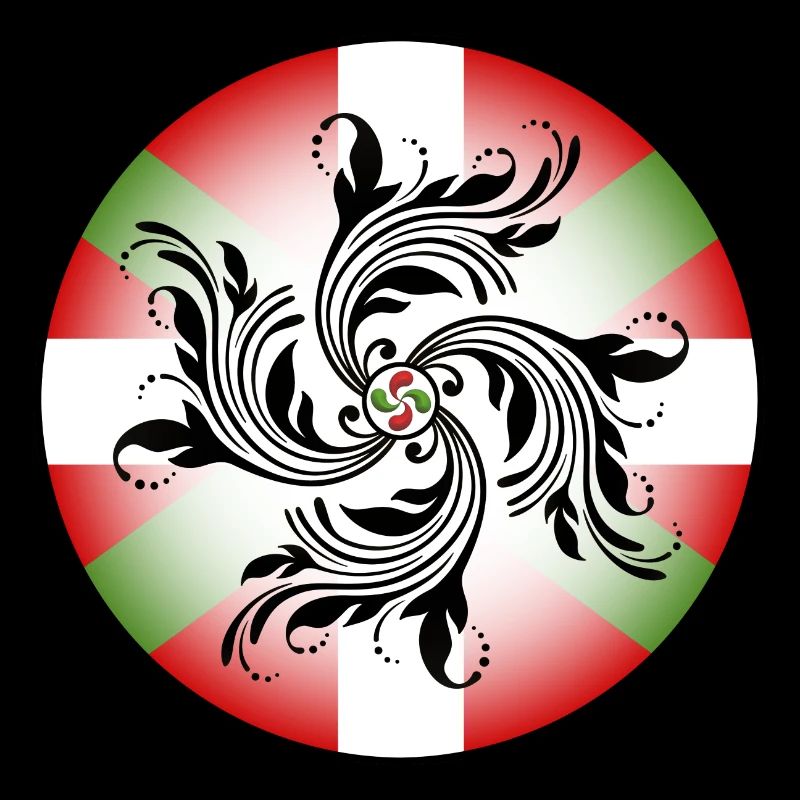 Basque Cross Lauburu