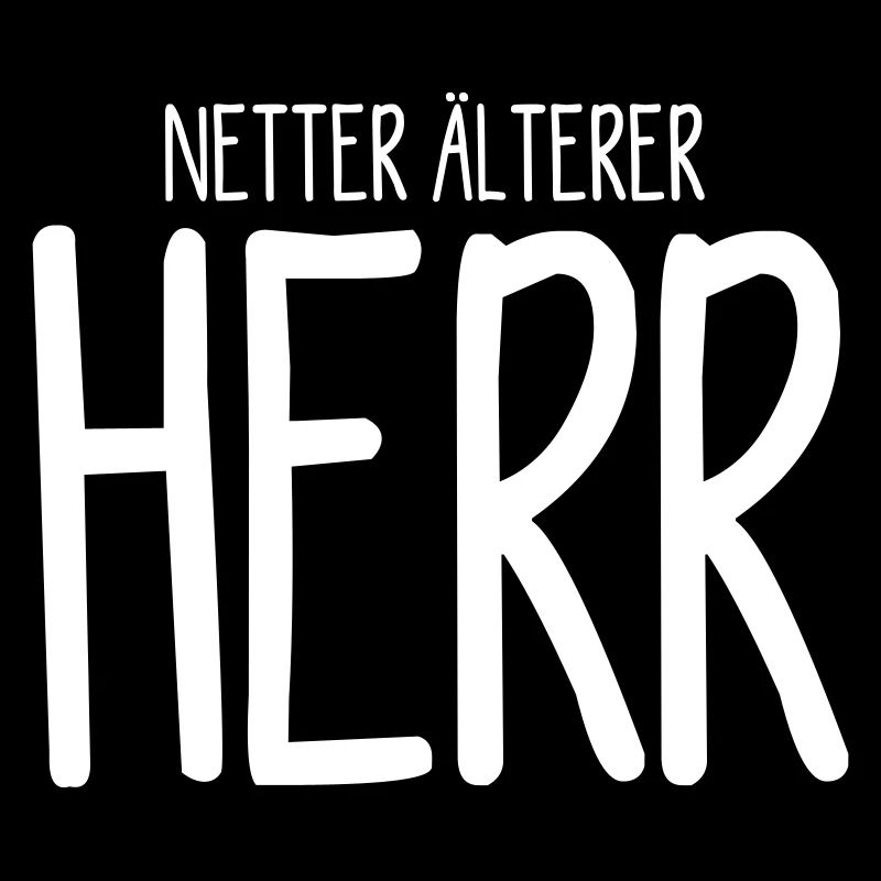 netter älterer Herr