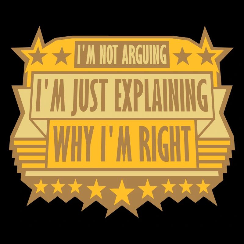 I m not arguing