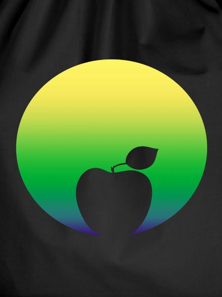 Apple in green
