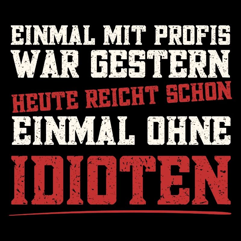 Einmal mit Profis arbeiten...