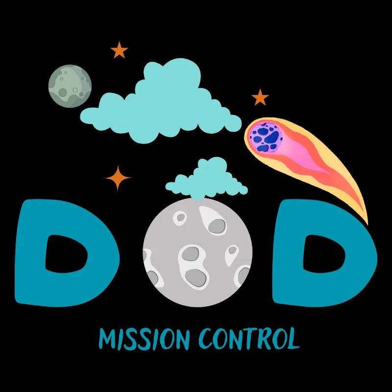 Outer Space Dad Birthday tee Shirt-First Trip.