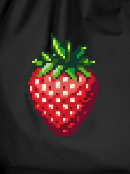Pixel Strawberry Summer Fruit