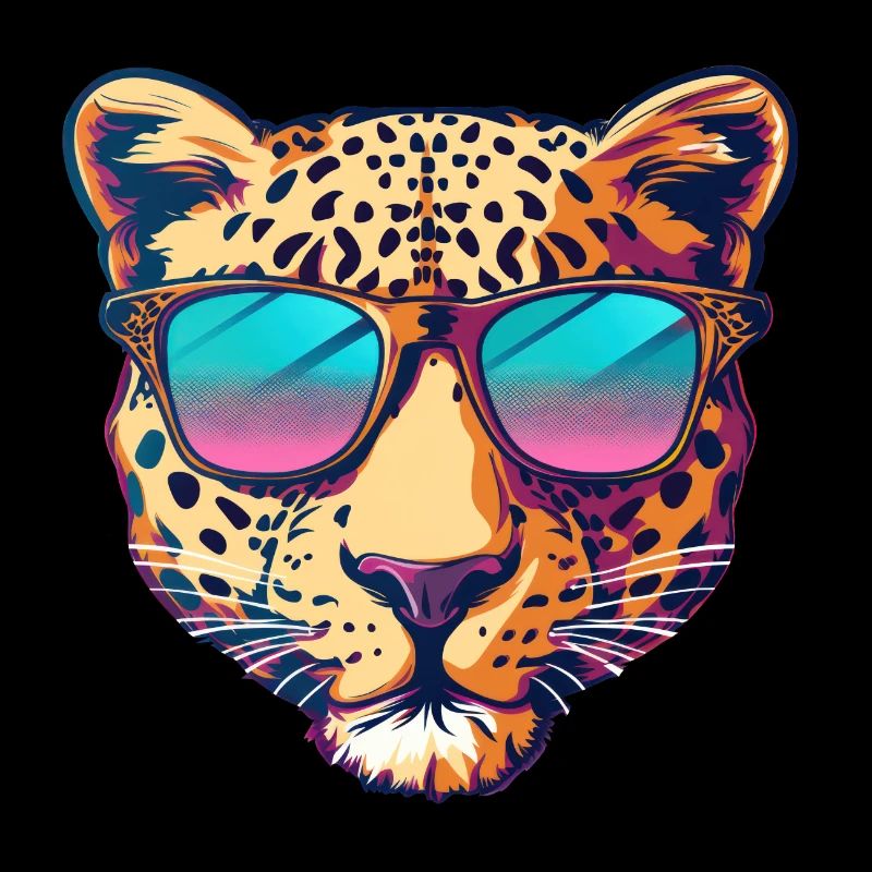 leopard, sunglasses, summer, gift